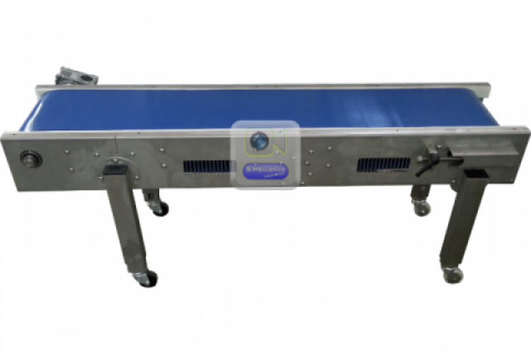 motorized conveyor belt inox structure NT for Food Industries