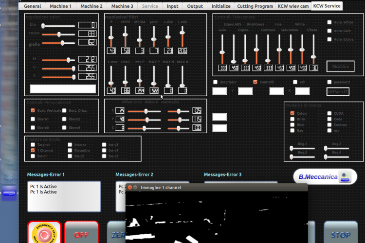 user interfaces programming for artificail vision