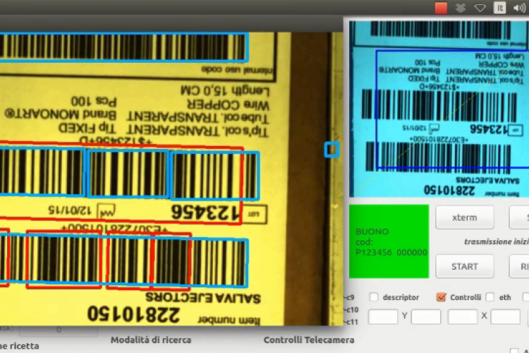 Multiple bar code reader